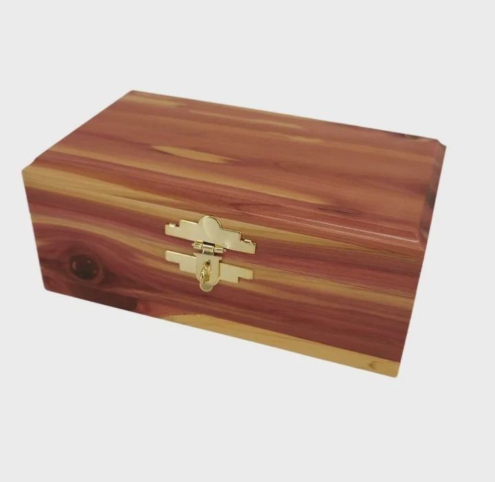 Cedar Wood Pet Memorial Urn Box