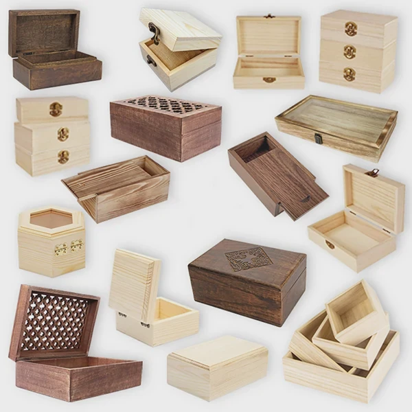 Custom Bamboo Two-Layer Storage Box