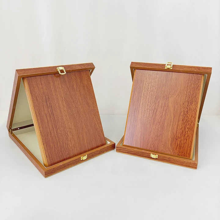 Foldable Wooden Certificate Box