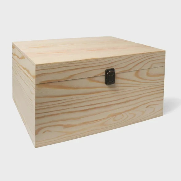 Custom Polished Wooden Gift Box