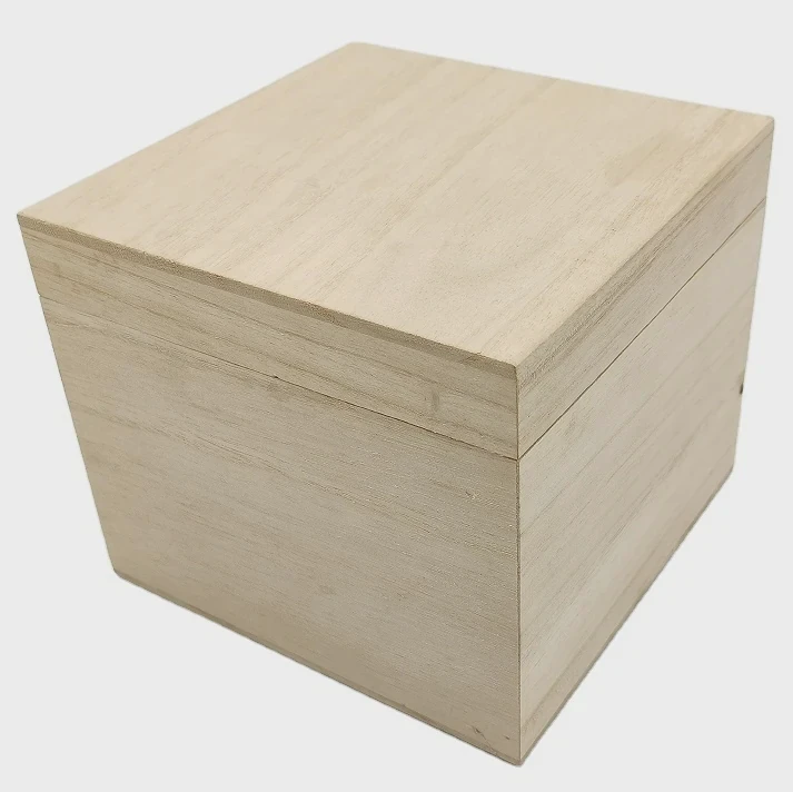 Plain Wooden Keepsake Storage Box