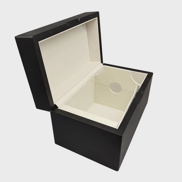 Black Painted Wooden Display Box
