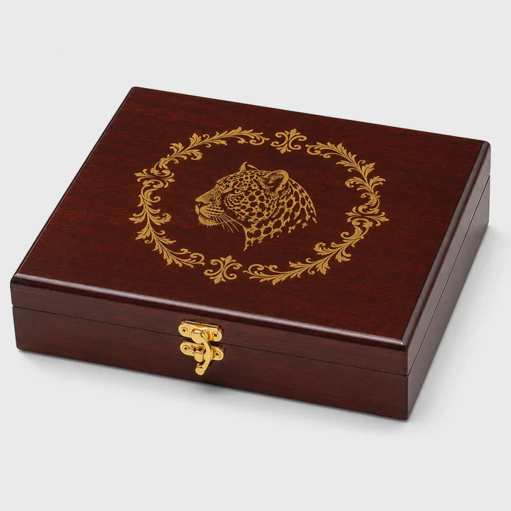 Handmade Wooden Cigar Box With Lock
