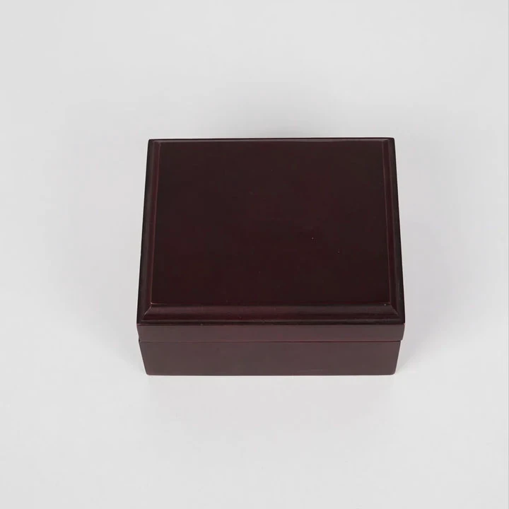 Polished Wooden Jewelry Gift Box With Lid