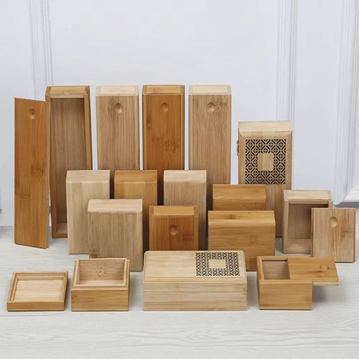 Custom Bamboo Wooden Gift Storage Box