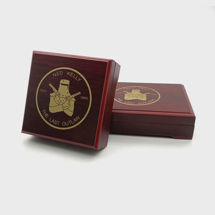 Wooden Coin And Bullion Display Box