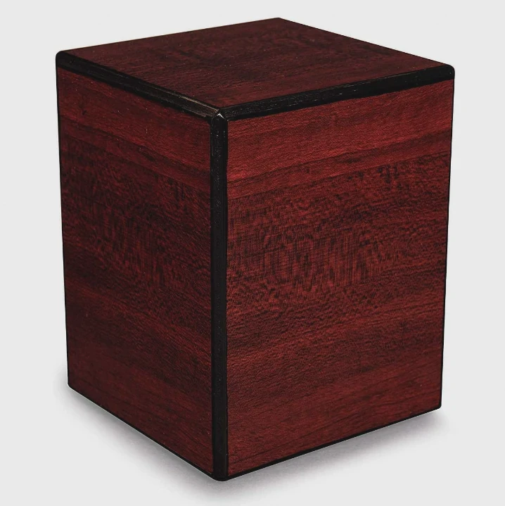Wooden Memorial Ash Storage Box