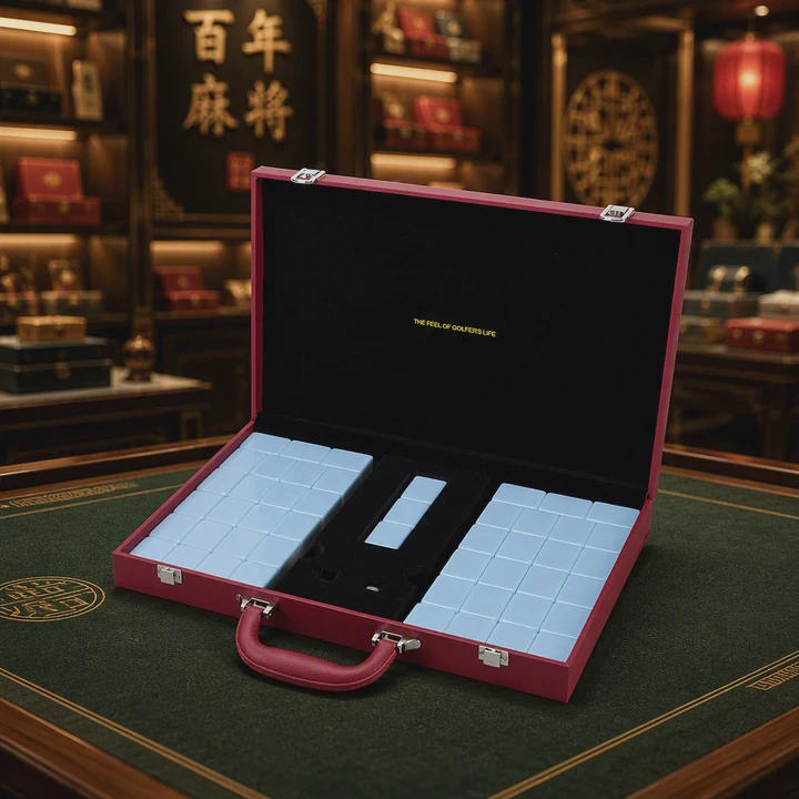 Custom Walnut Wooden Mahjong Gift Box