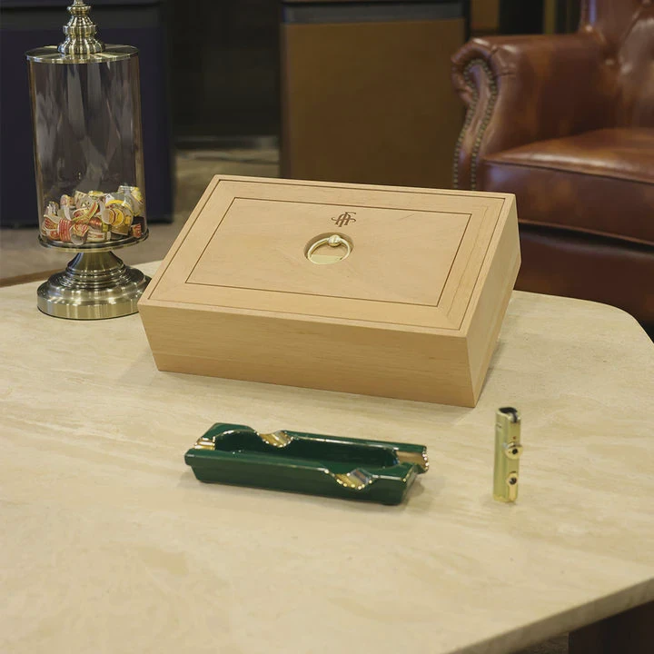 80-Cigar Spanish Cedar Wooden Humidor