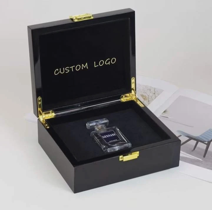 Custom Mdf Wooden Perfume Gift Box