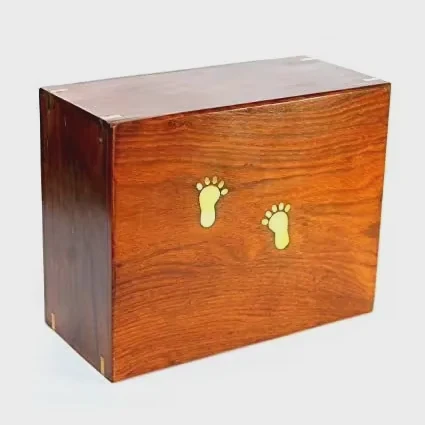 Custom Wooden Dog Cremation Memorial Box