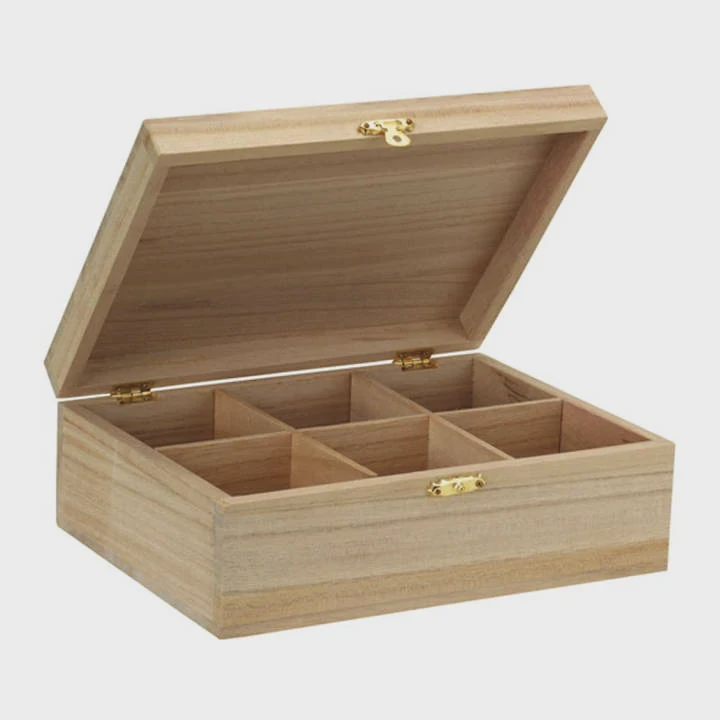 Custom Wooden Storage Box With Lid