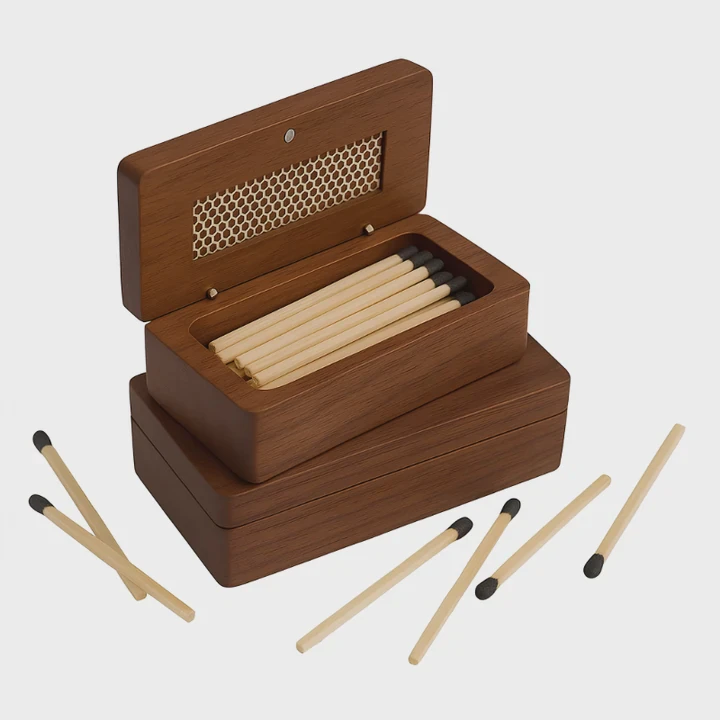 Custom Vintage Wooden Matchbox Gift Box