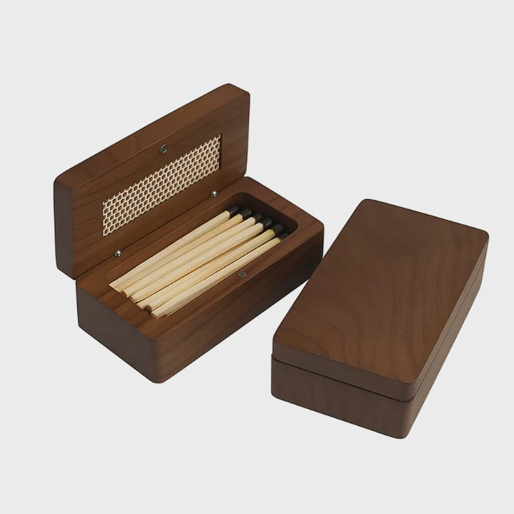 Custom Bamboo Wooden Matchbox Gift Box