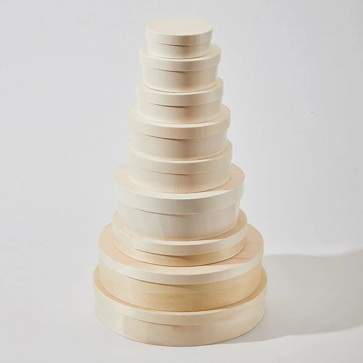 Round Wooden Food Packaging Box