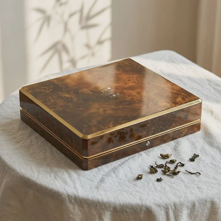 Solid Wood Gourmet Food Gift Box