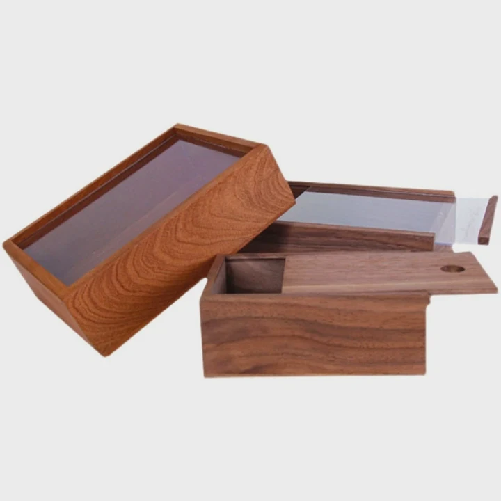 Sliding Lid Pine Box