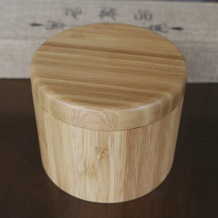 Round Wooden Organizer Box