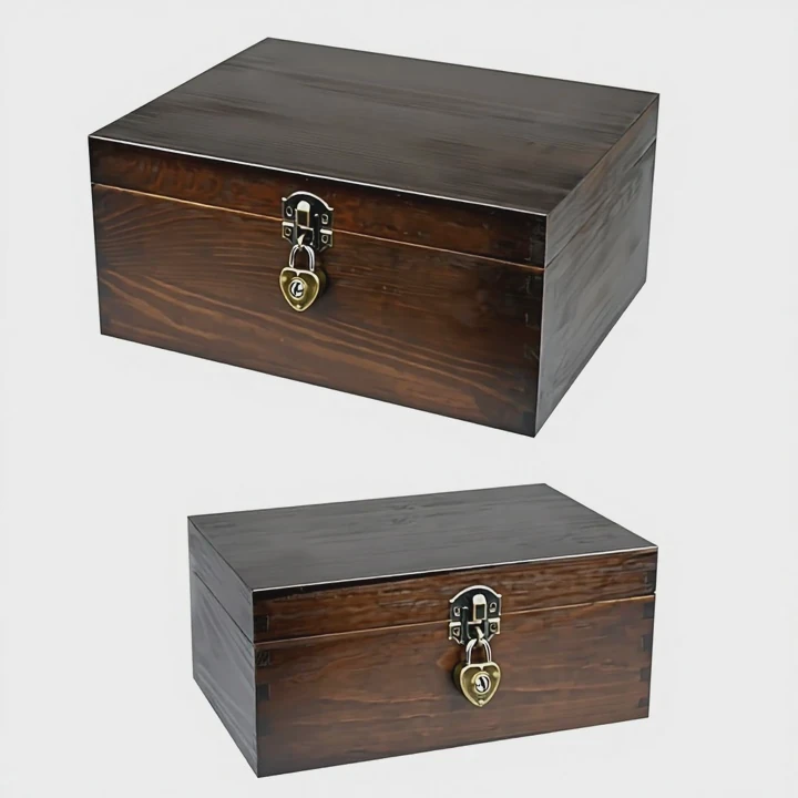 Solid Wood Storage Box